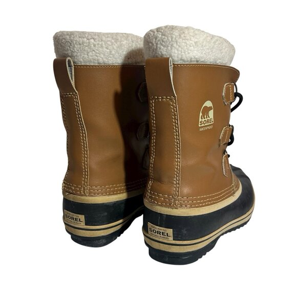 Sorel Women's Brown Winter Lace Up Boots Size 5 US Waterproof Snow Yoot Pac - Picture 4 of 14